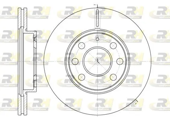 Bremsscheibe Vorderachse ROADHOUSE 6665.10