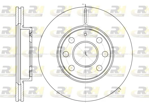 Bremsscheibe Vorderachse ROADHOUSE 6665.10
