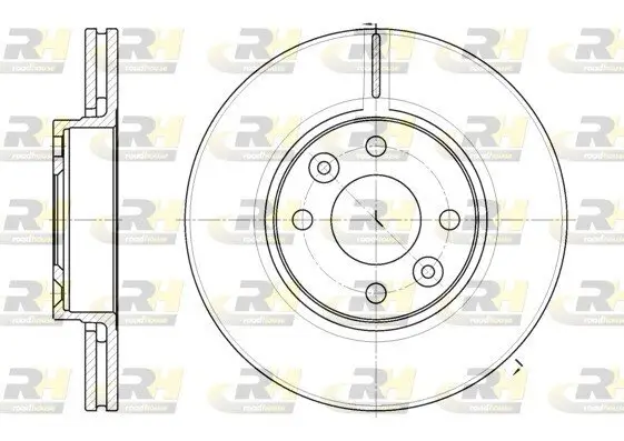 Bremsscheibe Vorderachse ROADHOUSE 6683.10
