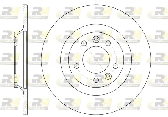 Bremsscheibe Hinterachse ROADHOUSE 6690.00