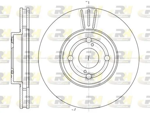 Bremsscheibe Vorderachse ROADHOUSE 6703.10 Bild Bremsscheibe Vorderachse ROADHOUSE 6703.10