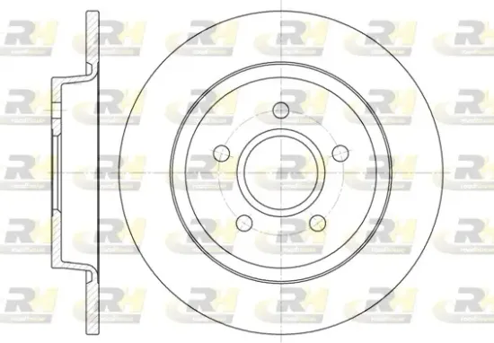 Bremsscheibe Hinterachse ROADHOUSE 6712.00 Bild Bremsscheibe Hinterachse ROADHOUSE 6712.00