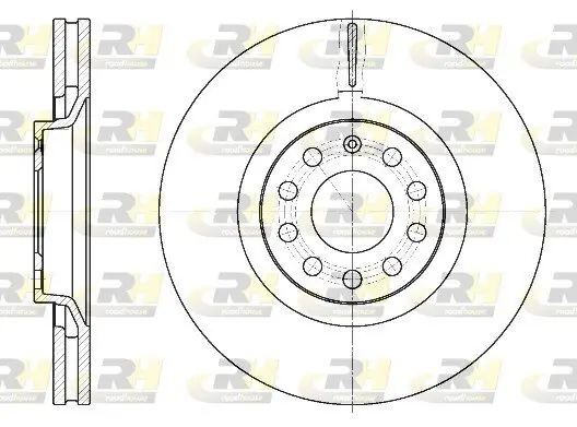 Bremsscheibe Vorderachse ROADHOUSE 6730.10