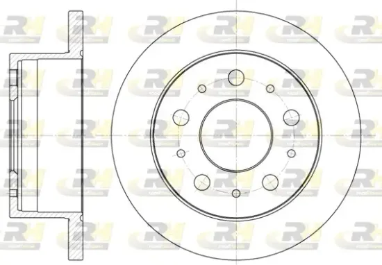 Bremsscheibe Hinterachse ROADHOUSE 6741.00 Bild Bremsscheibe Hinterachse ROADHOUSE 6741.00