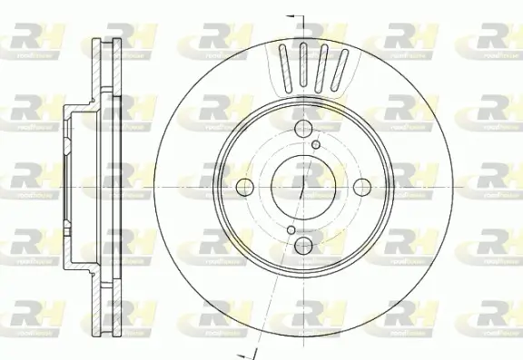 Bremsscheibe Vorderachse ROADHOUSE 6742.10