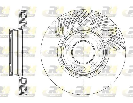 Bremsscheibe Vorderachse rechts ROADHOUSE 6773.11