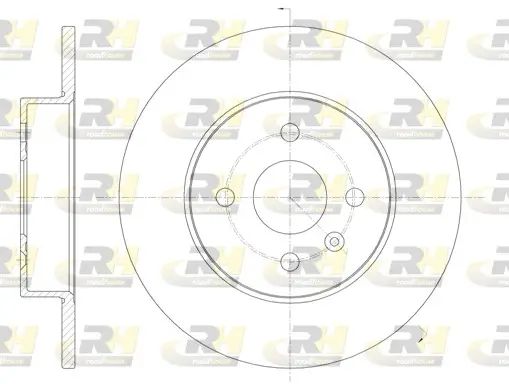 Bremsscheibe Hinterachse ROADHOUSE 6789.00 Bild Bremsscheibe Hinterachse ROADHOUSE 6789.00