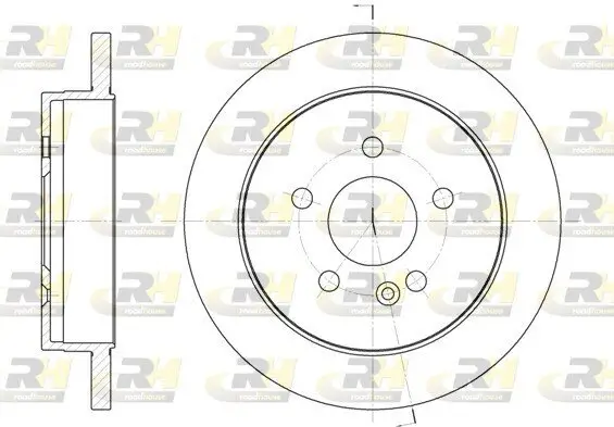 Bremsscheibe Hinterachse ROADHOUSE 6799.00