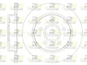 Bremsscheibe Hinterachse ROADHOUSE 6846.00