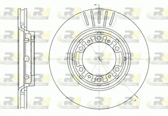 Bremsscheibe Vorderachse ROADHOUSE 6883.10 Bild Bremsscheibe Vorderachse ROADHOUSE 6883.10