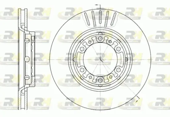 Bremsscheibe Vorderachse ROADHOUSE 6883.10 Bild Bremsscheibe Vorderachse ROADHOUSE 6883.10