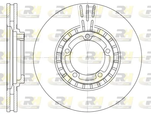 Bremsscheibe Vorderachse ROADHOUSE 6884.10