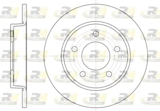 Bremsscheibe Hinterachse ROADHOUSE 6906.00 Bild Bremsscheibe Hinterachse ROADHOUSE 6906.00
