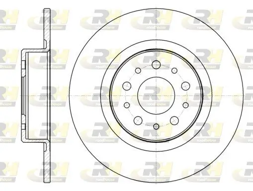 Bremsscheibe Hinterachse ROADHOUSE 6968.00 Bild Bremsscheibe Hinterachse ROADHOUSE 6968.00