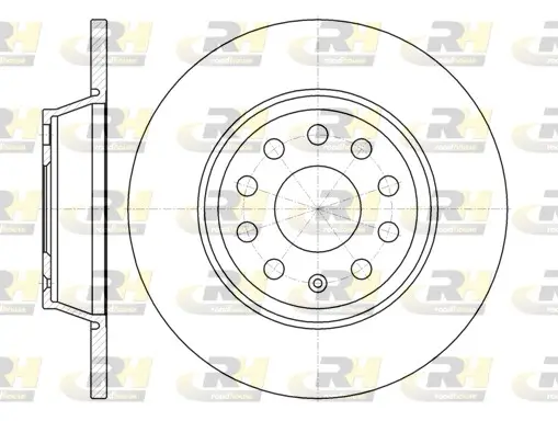 Bremsscheibe Hinterachse ROADHOUSE 6973.00 Bild Bremsscheibe Hinterachse ROADHOUSE 6973.00