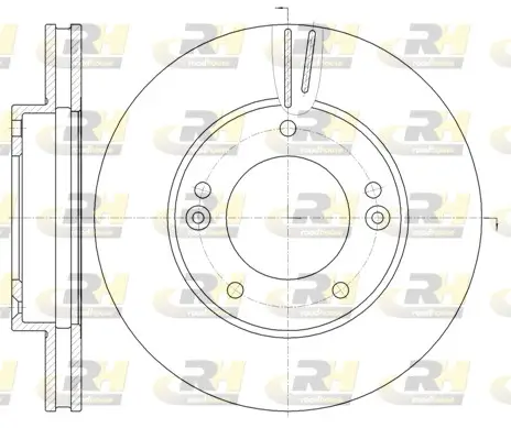 Bremsscheibe Vorderachse ROADHOUSE 6992.10