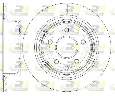 Bremsscheibe Hinterachse ROADHOUSE 6998.10 Bild Bremsscheibe Hinterachse ROADHOUSE 6998.10