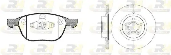 Bremsensatz, Scheibenbremse ROADHOUSE 81082.01 Bild Bremsensatz, Scheibenbremse ROADHOUSE 81082.01