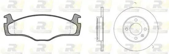 Bremsensatz, Scheibenbremse Vorderachse ROADHOUSE 8171.01 Bild Bremsensatz, Scheibenbremse Vorderachse ROADHOUSE 8171.01