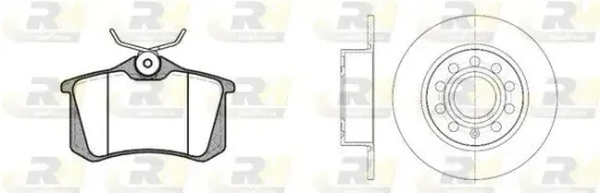 Bremsensatz, Scheibenbremse ROADHOUSE 8263.06 Bild Bremsensatz, Scheibenbremse ROADHOUSE 8263.06