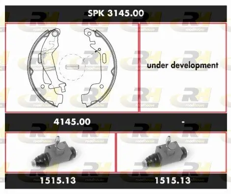 Bremsensatz, Trommelbremse ROADHOUSE SPK 3145.00 Bild Bremsensatz, Trommelbremse ROADHOUSE SPK 3145.00