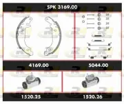 Bremsensatz, Trommelbremse ROADHOUSE SPK 3169.00