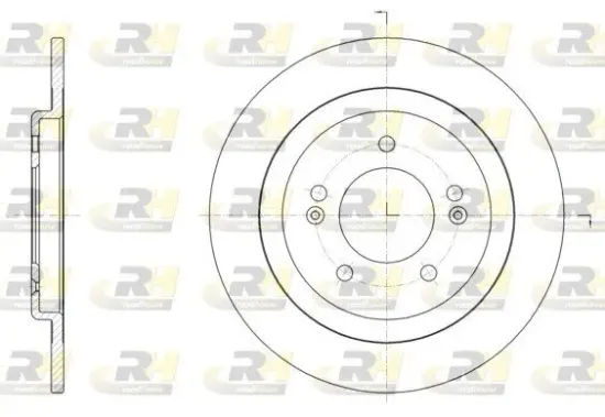Bremsscheibe Hinterachse ROADHOUSE 61506.00 Bild Bremsscheibe Hinterachse ROADHOUSE 61506.00