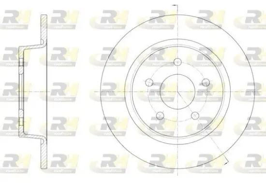 Bremsscheibe Hinterachse ROADHOUSE 61459.00 Bild Bremsscheibe Hinterachse ROADHOUSE 61459.00