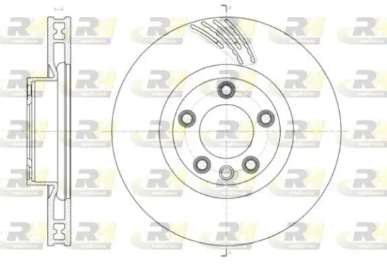 Bremsscheibe Vorderachse rechts ROADHOUSE 61419.10 Bild Bremsscheibe Vorderachse rechts ROADHOUSE 61419.10