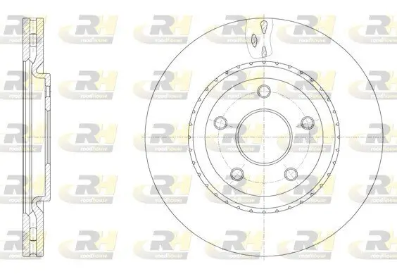 Bremsscheibe Vorderachse ROADHOUSE 61515.10