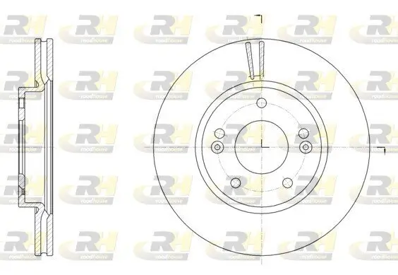 Bremsscheibe Vorderachse ROADHOUSE 61507.10