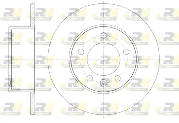 Bremsscheibe Hinterachse ROADHOUSE 61412.00
