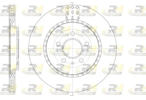 Bremsscheibe Hinterachse ROADHOUSE 61492.10