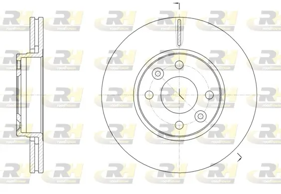 Bremsscheibe Vorderachse ROADHOUSE 61474.10