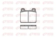 Bremsbelagsatz, Scheibenbremse Vorderachse REMSA 0002.20