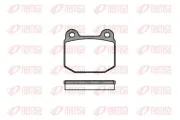 Bremsbelagsatz, Scheibenbremse Vorderachse REMSA 0014.20