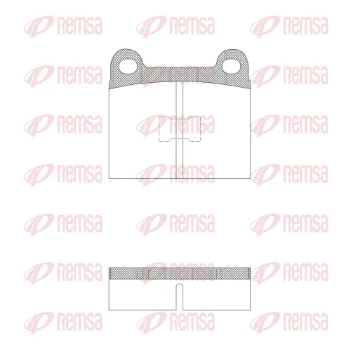 Bremsbelagsatz, Scheibenbremse REMSA 0017.20 Bild Bremsbelagsatz, Scheibenbremse REMSA 0017.20