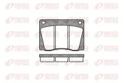Bremsbelagsatz, Scheibenbremse Vorderachse REMSA 0037.00