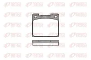 Bremsbelagsatz, Scheibenbremse Hinterachse REMSA 0039.30
