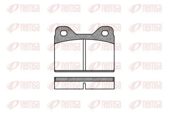 Bremsbelagsatz, Scheibenbremse REMSA 0073.00 Bild Bremsbelagsatz, Scheibenbremse REMSA 0073.00