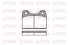Bremsbelagsatz, Scheibenbremse Vorderachse REMSA 0073.00