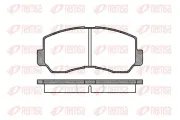 Bremsbelagsatz, Scheibenbremse Vorderachse REMSA 0094.40