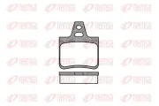 Bremsbelagsatz, Scheibenbremse Hinterachse REMSA 0102.10