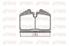 Bremsbelagsatz, Scheibenbremse Vorderachse REMSA 0140.20