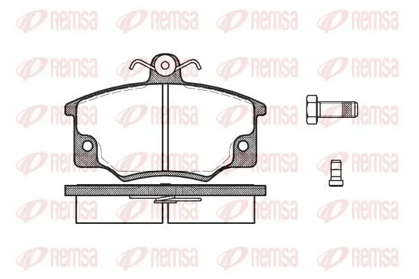 Bremsbelagsatz, Scheibenbremse REMSA 0146.44 Bild Bremsbelagsatz, Scheibenbremse REMSA 0146.44