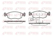 Bremsbelagsatz, Scheibenbremse Vorderachse REMSA 0172.22
