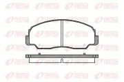 Bremsbelagsatz, Scheibenbremse Vorderachse REMSA 0178.20