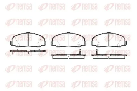 Bremsbelagsatz, Scheibenbremse REMSA 0178.32 Bild Bremsbelagsatz, Scheibenbremse REMSA 0178.32