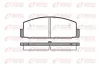 Bremsbelagsatz, Scheibenbremse Hinterachse REMSA 0179.20