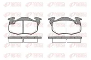 Bremsbelagsatz, Scheibenbremse Vorderachse REMSA 0192.10